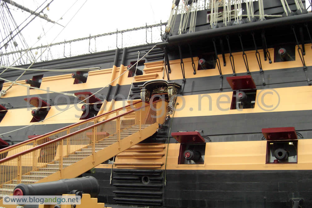 HMS Victory - Port entrance